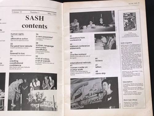 SASH MAGAZINES 1991/1992