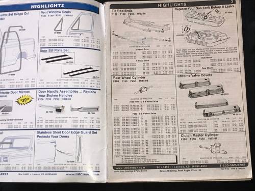 FORD TRUCK 1980 -96 CATALOG OF ACCESSORIES & PARTS