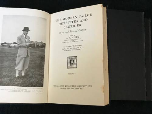 THE MODERN TAILOR OUTFITTER AND CLOTHIER BY A.A. WHIFE  3 VOLUMES SET