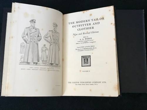THE MODERN TAILOR OUTFITTER AND CLOTHIER BY A.A. WHIFE  3 VOLUMES SET