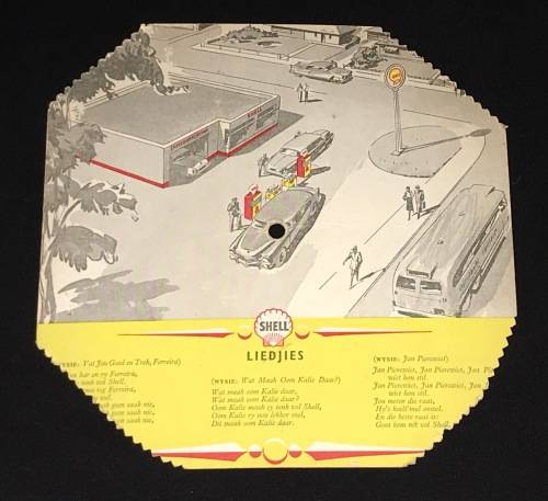 VINTAGE SHELL LESLIE GREEF EN SY ORKES LIEDJIES VINYL BOARD LP