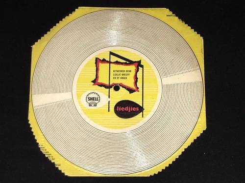 VINTAGE SHELL LESLIE GREEF EN SY ORKES LIEDJIES VINYL BOARD LP