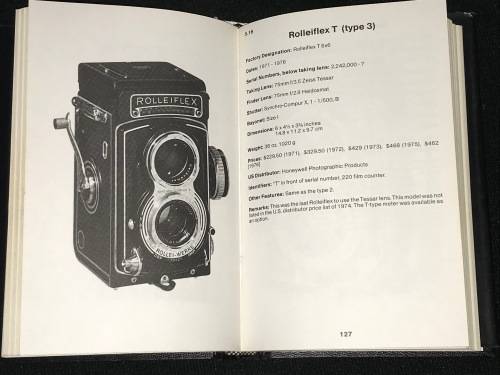 COLLECTORS GUIDE TO ROLLEI CAMERAS BY ARTHUR EVENS