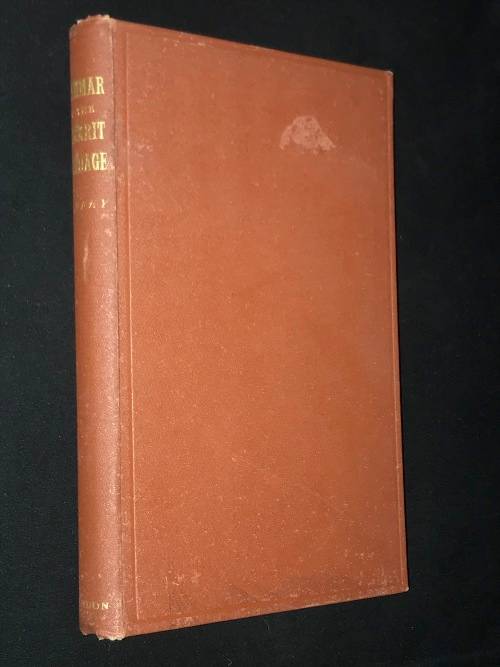 A PRACTICAL GRAMMAR OF THE SANSKRIT LANGUAGE FOR THE USE OF EARLY STUDENTS BY THEODOR BENFEY 1868