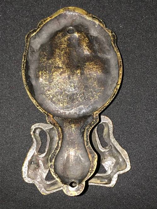 ANTIQUE BRONZE GLASTONBURY ABBEY DOOR KNOCKER RD719544