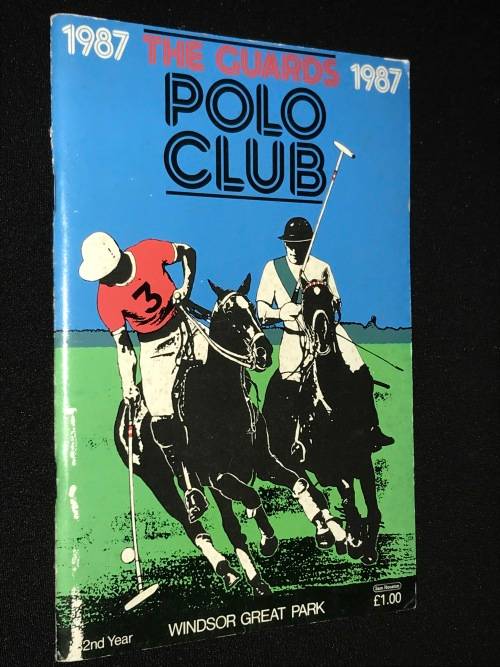 1987 THE GUARDS POLO CLUB BOOKLET