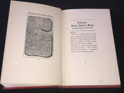 EXTRACTS FROM ADAM`S DIARY BY MARK TWAIN 1904