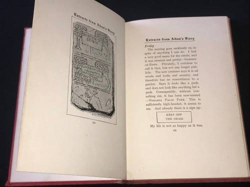 EXTRACTS FROM ADAM`S DIARY BY MARK TWAIN 1904