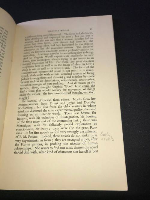 VIRGINIA WOOLF BY BERNARD BLACKSTONE