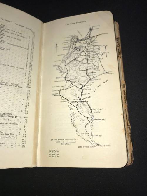 ROYAL AUTOMOBILE CLUB OF SOUTH AFRICA ROUTE BOOK EIGHTH EDITION 1936