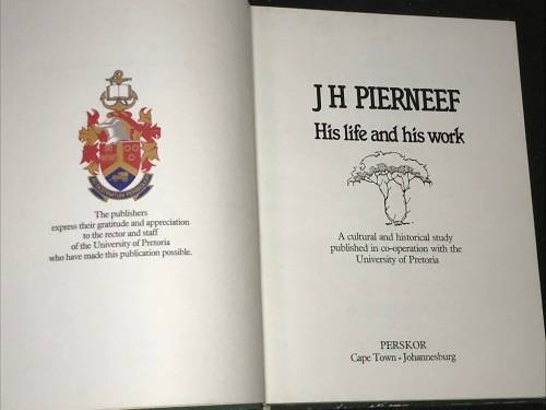 JH PIERNEEF HIS LIFE AND WORK BY PG NEL
