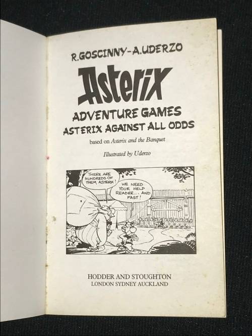 ASTERIX ADVENTURE GAMES