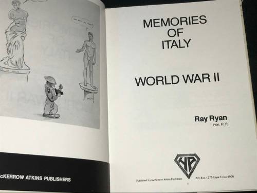 MEMORIES OF ITALY WORLD WAR 2 BY RAY RYAN