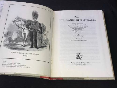 THE HIGHLANDS OF KAFFRARIA BY A.W. BURTON