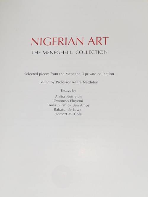 NIGERIAN ART THE MENEGHELLI COLLECTION