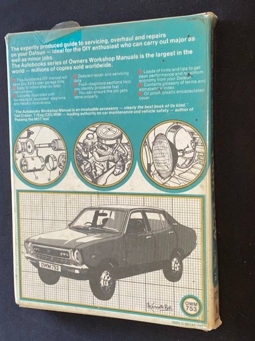 DATSUN 1000, 1200, 120Y AUTOBOOKS OWNER`S WORKSHOP MANUAL