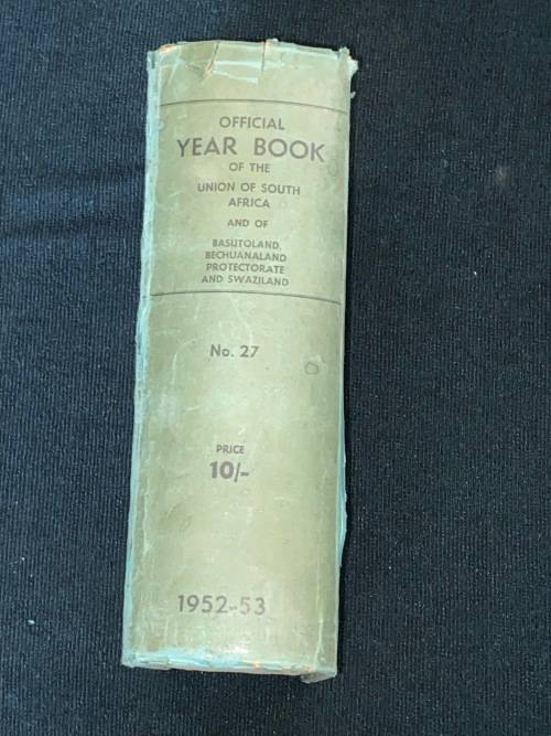 OFFICIAL YEARBOOK OF THE UNION OF SOUTH AFRICA NO 27 OF 1952 - 53