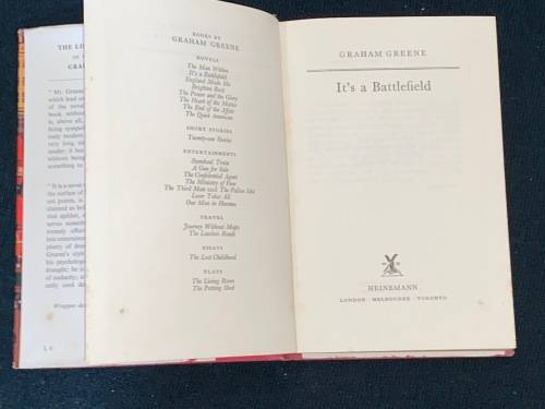 IT`S A BATTLEFIELD BY GRAHAM GREENE
