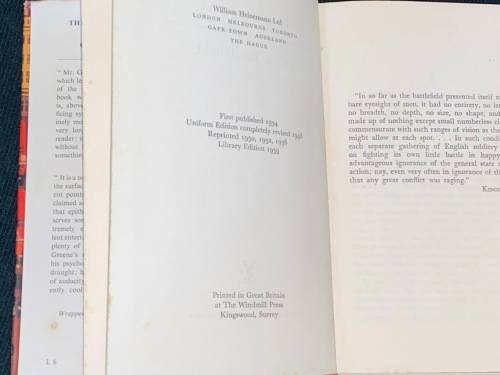 IT`S A BATTLEFIELD BY GRAHAM GREENE