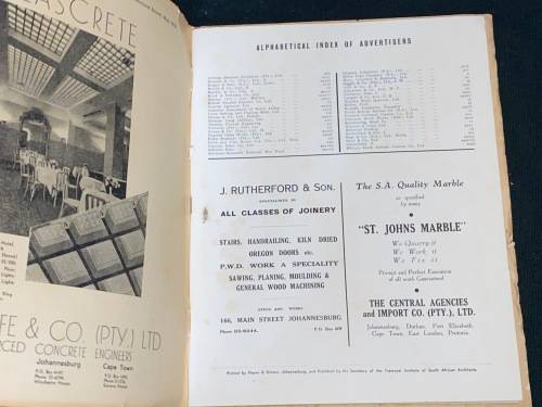 SOUTH AFRICAN ARCHITECTURAL RECORD MAY 1942