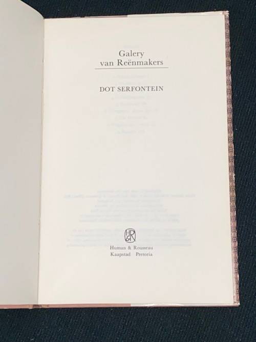 GALERY VAN REENMAKERS DEUR DOT SERFONTEIN