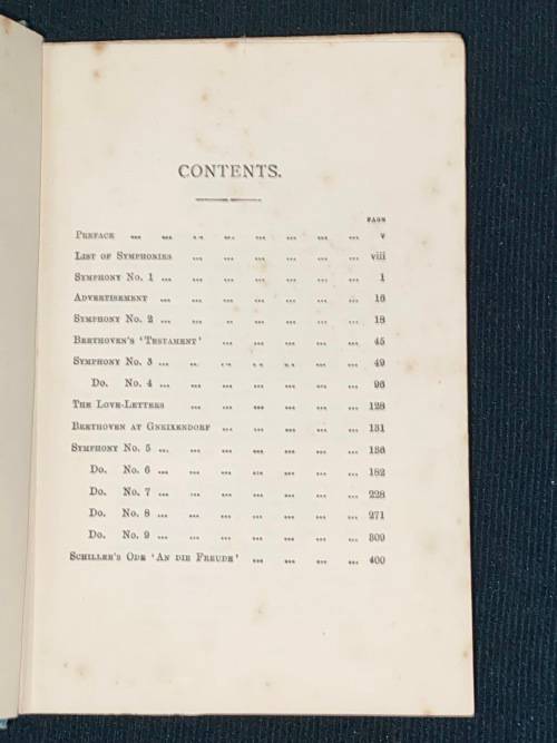 BEETHOVEN AND HIS NINE SYMPHONIES BY GEORGE GROVE