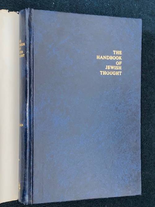 HANDBOOK OF JEWISH THOUGHTS BY RABBI ARYEH KAPLAN