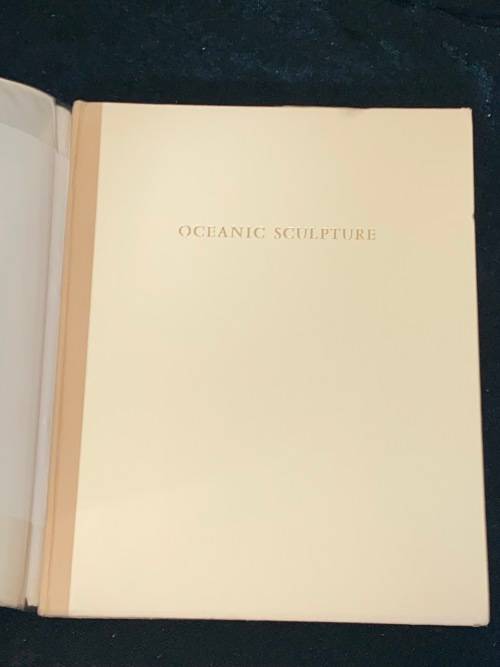 OCEANIC SCULPTURE BY CARL A. SCHMITZ 1962