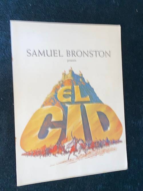 SAMUEL BRONSTON PRESENTS EL CID SOUVENIR PROGRAM