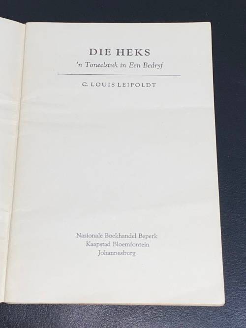 DIE HEKS DEUR C. LOUIS LEIPOLDT 1961