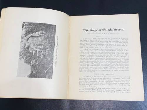 THE SIEGE OF POTCHEFSTROOM A MILITARY EPISODE OF THE 1880-1881 WAR SCARCE BOOKLET