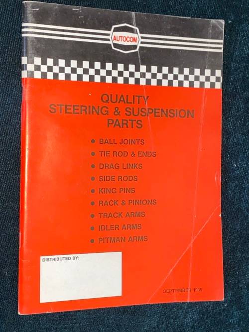 AUTOCOM QUALITY STEERING & SUSPENSION PARTS CATALOGUE SEPT 1985