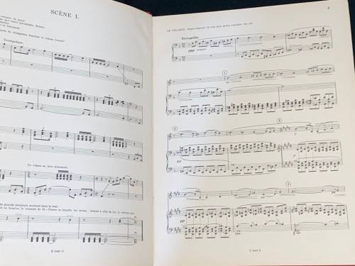 LA FETE DE JUIN E. JAQUES DALCROZE ORIGINAL  1914 MUSIC SCORE BOUND