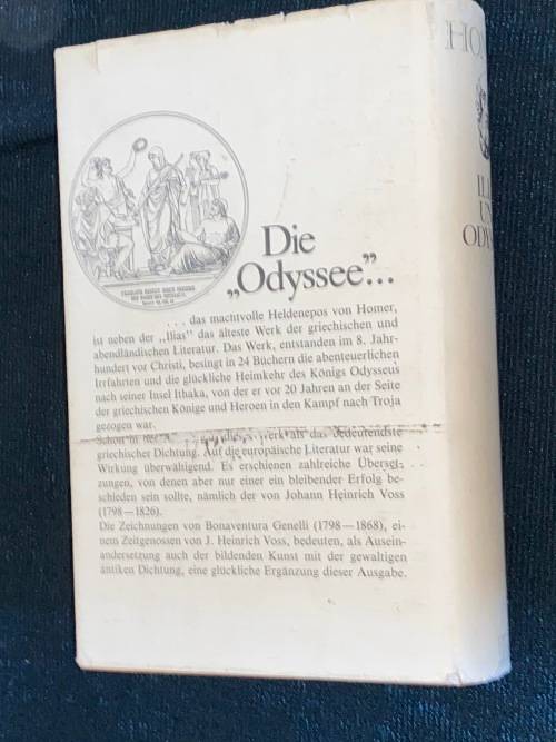 HOMER ILIAS UND ODYSSEE DEUTSCH VON JOHANN HEINRICH VOSS