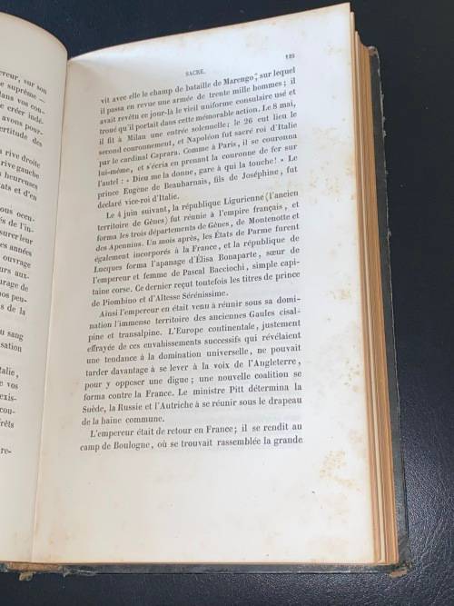HISTOIRE DE NAPOLEON BONAPARTE PAR AMEDEE GABOURD 1851