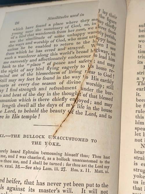 SIMILITUDES USED IN HOLY SCRIPTURE BY THE RIGHT REV. W.J. TROWER 1848