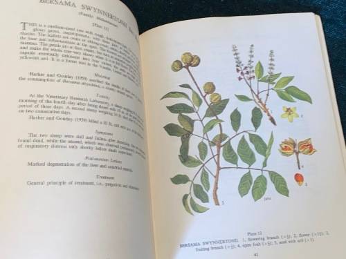 POISONOUS PLANTS OF RHODESIA BY D.K. SHONE AND R.B. DRUMMOND