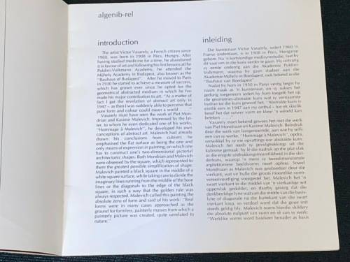 VICTOR VASERELY VINTAGE EXHIBITION CATALOGUE