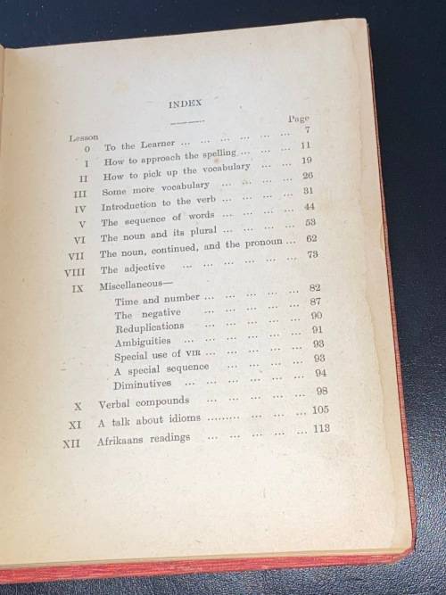 A FIRST GUIDE TO AFRIKAANS BY C.J. LANGENHOVEN 1926