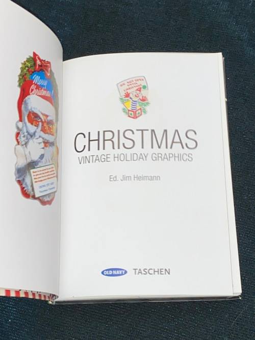 TASCHEN ICONS CHRISTMAS VINTAGE HOLIDAY GRAPHICS