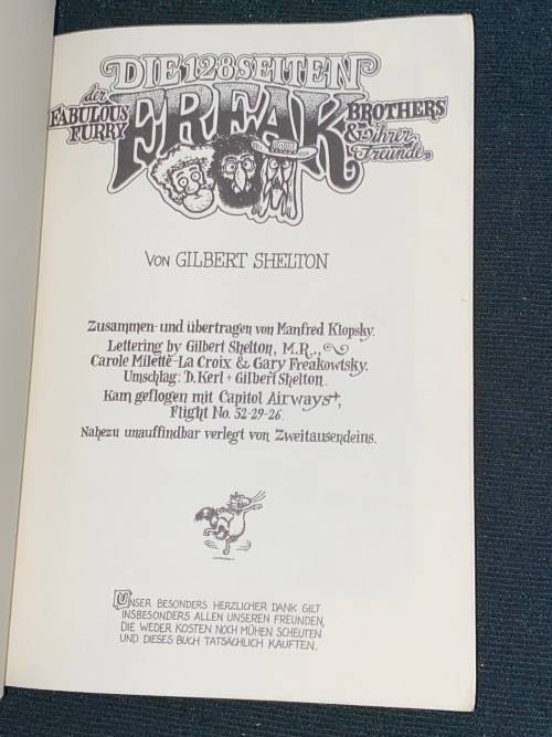 DER FABULOUS FURRY FREAK BROTHERS