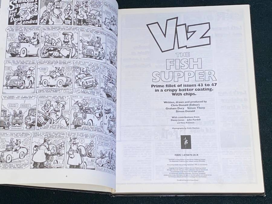 VIZ THE FISH SUPPER THE VERY VERY BEST INDEED ISSUES 43 TO 47