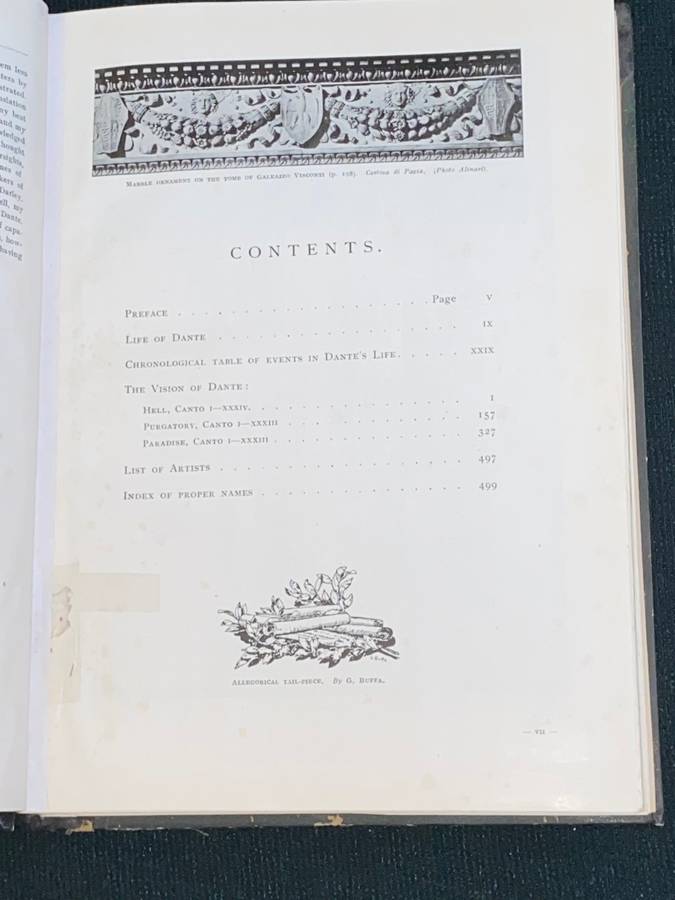 THE VISION OF DANTE ALIGHIERI FLORENTINE EDITION