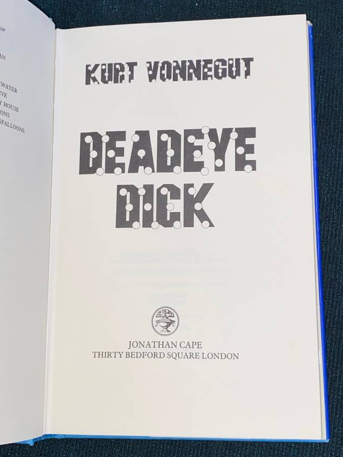 DEADEYE DICK BY KURT VONNEGUT