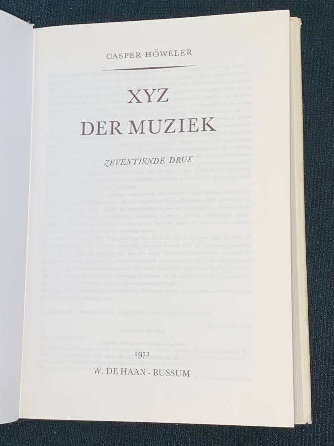 XYZ DER MUZIEK CASPER HOWELER