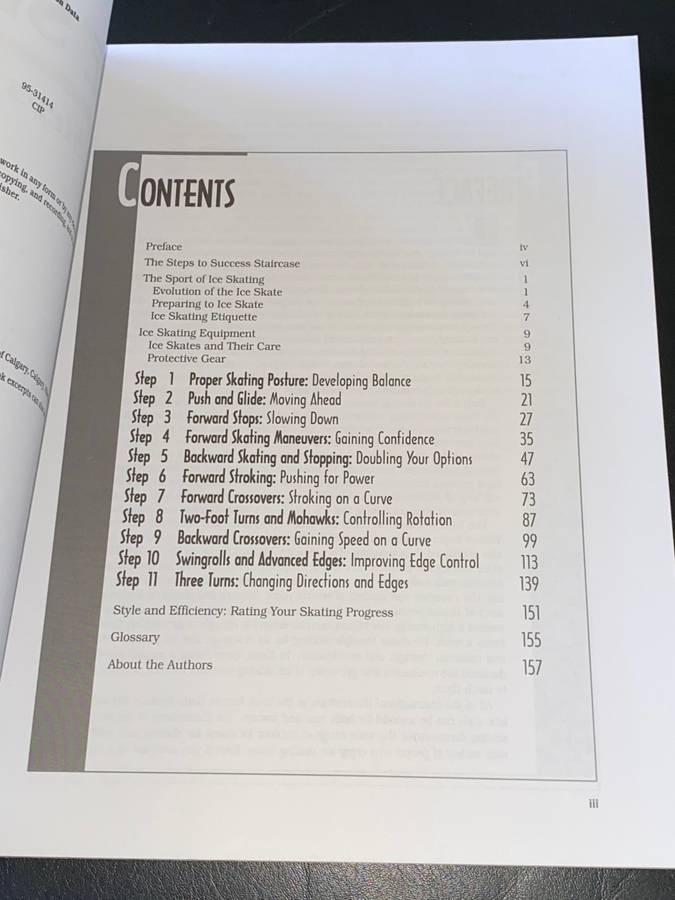 ICE SKATING STEPS TO SUCCESS BY KARIN KUNZLE-WATSON AND STEPHEN J. DEARMOND