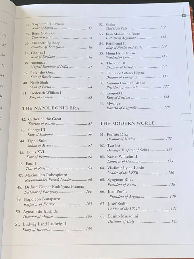 TYRANTS HISTORY`S 100 MOST EVIL DESPOTS & DICTATORS BY NIGEL CAWTHORNE