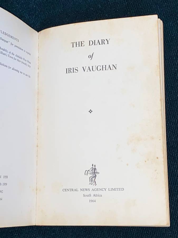 DIARRY OF IRIS VAUGHAN 1964