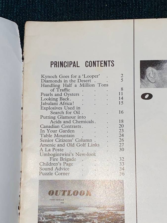 OUTLOOK MAGAZINE FIRST EDITION 1958