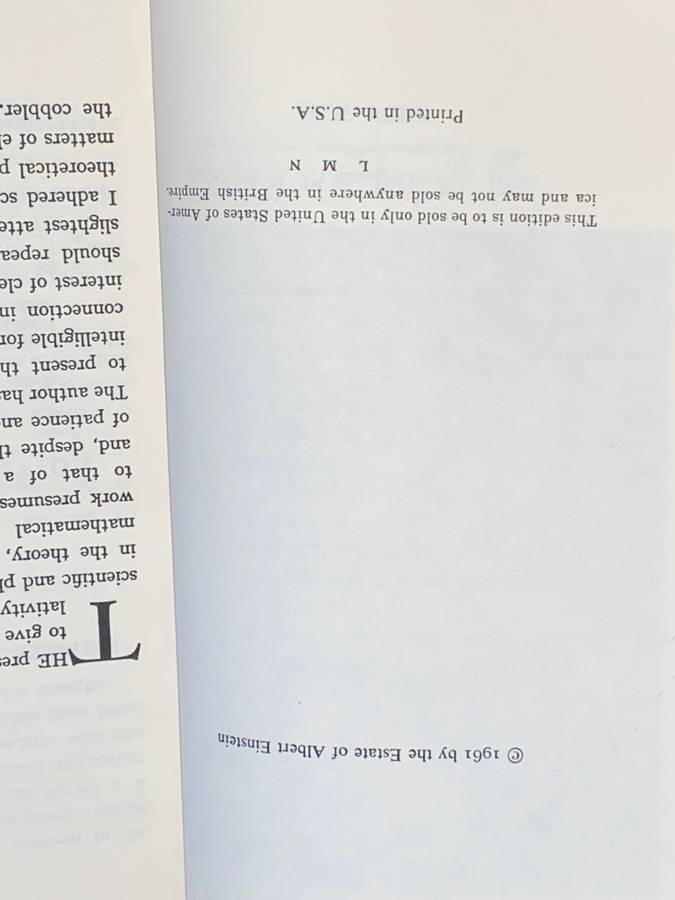 RELATIVITY THE SPECIAL AND GENERAL THEORY BY ALBERT EINSTEIN